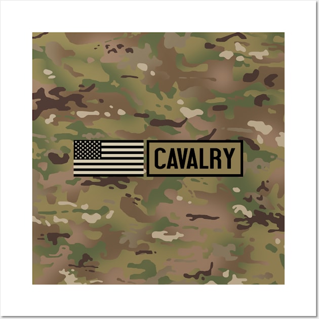 Cavalry (Camo) Wall Art by Jared S Davies